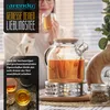 Arendo Teekanne mit Stövchen, Teebereiter Glas für losen Produktbild-Vorschau 5