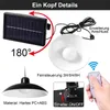 Venkovní solární lampa, solární závěsné svítidlo s dálkovým Náhled obrázku produktu 7