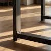 Esstisch Industrial 160x80x77cm, Nussbaum-Optik mit Produktbild-Vorschau 7