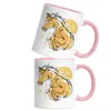 Pferd Tasse Rosa Hengst Pferdekopf Reiten Hobbie Produktbild-Vorschau 2