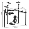 FCH E-Drum-Set，Komplettset, Kopfhörer Sticks Drumhocker Produktbild-Vorschau 9