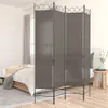 vidaXL 4dílné paravány antracit 160x220 cm látka Náhled obrázku produktu 2