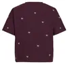 Vila (97) VIMONIE BOW O-NECK S/S T-SHIRT/RN Port Royale/W. Produktbild-Vorschau 2