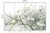 Muralo Selbstklebende Fototapete KIRSCHBLÜTEN Blätter Natur Produktbild-Vorschau 2