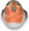 A plush toy robin bird is shown from the front against a white background. Náhled obrázku produktu