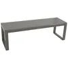 DEGAMO Gartenbank Hockerbank BRESCIA 3-sitzer, Aluminium Produktbild-Vorschau 1