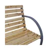 Panchina da giardino EVERILD, 125x55x75 cm Anteprima dell’immagine prodotto 6