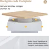 MODFU Couchtisch Wohnzimmertisch quadratische 360° Produktbild-Vorschau 6