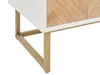 BELIANI Sideboard Weiß und helles Holz MDF Holzfurnier 2 Produktbild-Vorschau 9