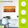 ARTland Poster Mohnfeld in der Toskanalandschaft Größe: Produktbild-Vorschau 3