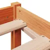Bettgestell mit Kopfteil ohne Matratze Wachsbraun 120x200 Produktbild-Vorschau 9