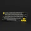 A mechanical keyboard is shown against a dark background. Produktbild-Vorschau