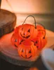 Kürbis Eimer Halloween Accessoire 6 Stück schwarz-orange Produktbild-Vorschau 3