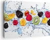 Bild auf Leinwand - Leinwandbild - Wasser Früchte frisch Produktbild-Vorschau 1