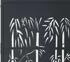 vidaXL Gartentor Anthrazit 100x75 cm Stahl Bambus-Design Produktbild-Vorschau 6