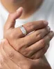 MomentWish Verlovingsring voor heren, 0,5 karaat moissanit, Productafbeelding-voorbeeld 2