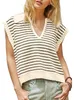 Ärmelloses, gestricktes Sommer-T-Shirt für Damen mit kurzen Produktbild-Vorschau 2