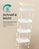 SONGMICS Rollwagen mit Schublade, Küchenwagen 4 Ebenen, Produktbild-Vorschau 6