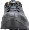 A close-up, front-facing view of a black work shoe with a rubber toe cap and a BOA lacing system. Anteprima dell’immagine prodotto