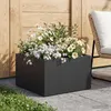 vidaXL Garten-Pflanzgefäß Schwarz 40 x 40 x 30 cm Produktbild-Vorschau 2
