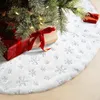 Weihnachtsbaum Decke 120 cm – Christbaumdecke mit Silbernen Produktbild-Vorschau 3