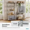Steckregal Werkstattregal 2000x1000x600 mm, 5 Ebenen, Farbe Produktbild-Vorschau 2