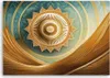 Leinwandbild Mandala Gold Orientalisch 90x60 Feeby Gold Produktbild-Vorschau 3