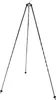 A black tripod stand with a chain and hook hanging from the center. Produktbild-Vorschau