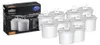A product shot of Braun water filter cartridges and their packaging. Produktbild-Vorschau
