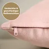 Blumtal 2er Set Kissenbezug 40x60 cm Chenille - Kuscheliges Produktbild-Vorschau 3