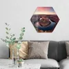 DEQORI Glasbild Echtglas 55x48 cm 'Horseshoe Bend am Abend' Produktbild-Vorschau 2