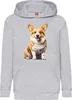 Detská Mikina S Kapucňou Dogs Breeds Pembroke Welsh Corgi Náhľad obrázku produktu 1