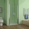 doppeltür B.95 x H.195cm Duschkabine Duschabtrennung Produktbild-Vorschau 1