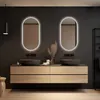 LoXa miroir de salle de bain Fiona 40×80 cm ovale - LED, Voir les images du produit 4