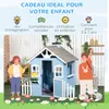 Outsunny Maison enfant exterieur cabane de jeu pour enfant Voir les images du produit 6