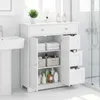 Mobiletto da bagno COSTWAY, in legno, con 4 cassetti e 2 Anteprima dell’immagine prodotto 2