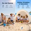 Tenda da spiaggia portatile, parasole per spiaggia, Anteprima dell’immagine prodotto 4