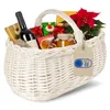 Creative Home Weiße Große Picknickkorb Weidenkorb mit Produktbild-Vorschau 1