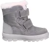 A single gray boot with pink trim is shown against a white background. Voir les images du produit