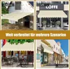GOPLUS 3,6x3m Gelenkarmmarkise, 40°-100° eingestellt Produktbild-Vorschau 6