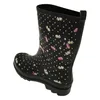 Beck Damen Blumenregen Gummistiefel, Schwarz, 39 EU Produktbild-Vorschau 19
