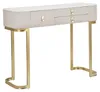 Glamoureuze make-up tafel van 100 x 40 x 80 cm met 3 lades Productafbeelding-voorbeeld 1