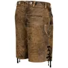 Pantaloni corti in pelle tradizionale da uomo PAULGOS - HK6 Anteprima dell’immagine prodotto 9