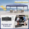 Gazebo pieghevole FCH 3x6 m, con 6 pareti laterali, tenda Anteprima dell’immagine prodotto 6