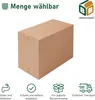 90 x Faltkarton (750 x 400 x 500 mm) braun 1-wellig Produktbild-Vorschau 1