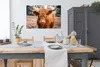 MuchoWow® Poster Kuh - Schottischer Hochländer - Hörner - Produktbild-Vorschau 3