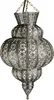 Lampa wisząca srebrna Harem 50cm | Lampa orientalna ręcznie Podgląd zdjęcia produktu 8