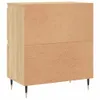 vidaXL Credenze, 2 pezzi, rovere Sonoma, materiale in legno Anteprima dell’immagine prodotto 9