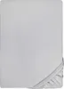 Spannbettlaken Microfaser Interlock-Jersey silber grau 90 x Produktbild-Vorschau 1