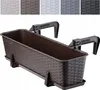 KADAX Balkontopf mit Untersatz "Frette", Balkonkasten mit Produktbild-Vorschau 5